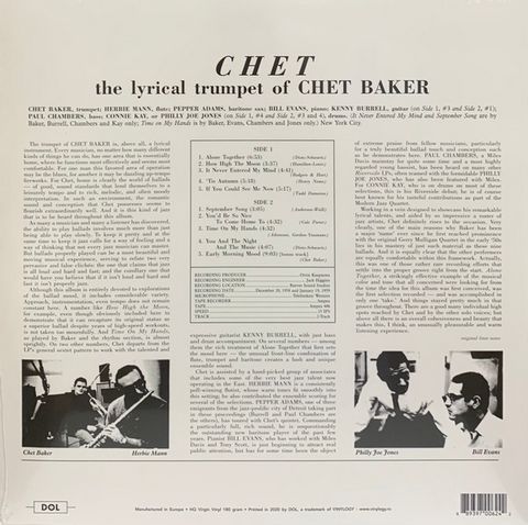 Chet Baker – Chet (Vinyl) - фото 2