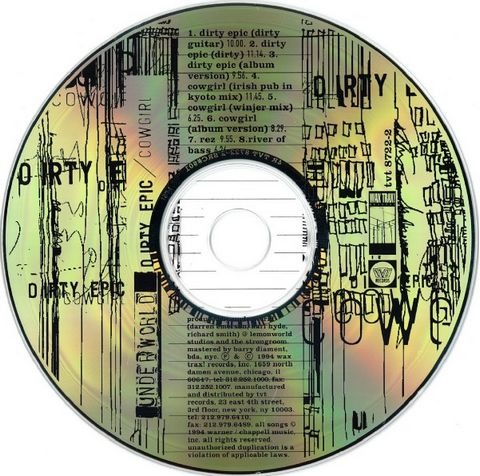 Underworld – Dirty Epic / Cowgirl (CD) - фото 2
