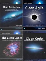Clean Code+The Clean Coder+Clean Architecture+Clean Agile. Robert C. Martin. (Комплект книг)
