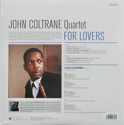John Coltrane Quartet – For Lovers (Vinyl) - фото 2
