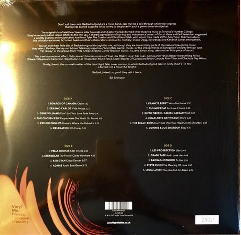 BadBadNotGood – LateNightTales (Vinyl) - фото 2