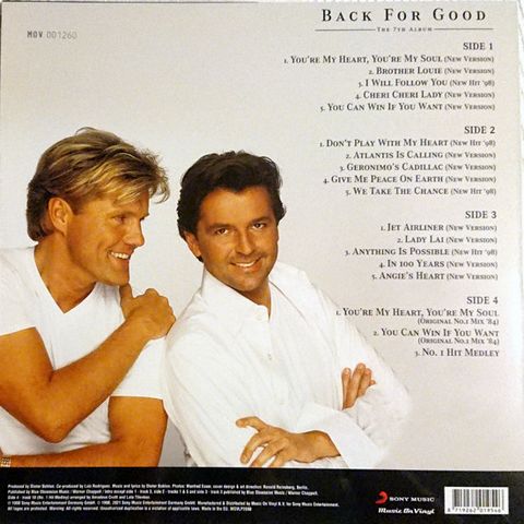 Modern Talking – Back For Good - The 7th Album (Vinyl) - фото 2
