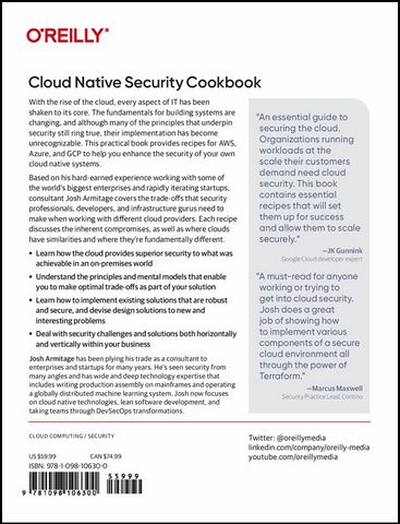 Cloud Native Security Cookbook. Recipes for a Secure Cloud - фото 2