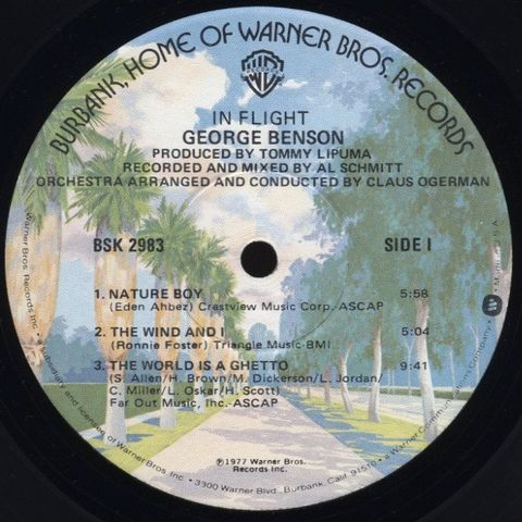 George Benson – In Flight (LP, Album, Los Angeles Pressing, Gatefold, Vinyl) - фото 3