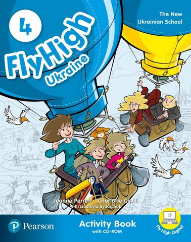 Fly High Ukraine 4 Activity Book + CD-ROM - фото 1