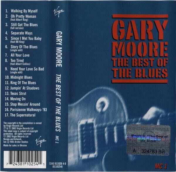 Gary Moore – The Best Of The Blues (MC 1) (Cassette)