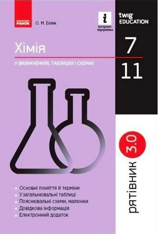 Рятівник 3.0. Хімія у визначеннях, таблицях і схемах....