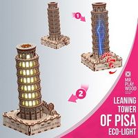 Пізанська вежа (Еко - лайт) механічна дерев'яна 3D-модель