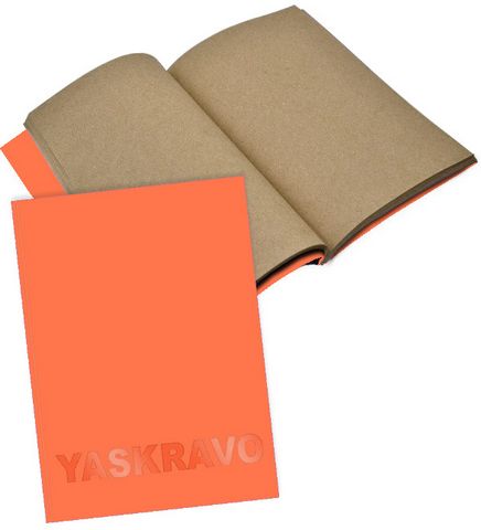 Блокнот крафтовий YASKRAVO (оранжевий) - фото 4