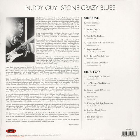 Buddy Guy – Stone Crazy Blues (Vinyl) - фото 2