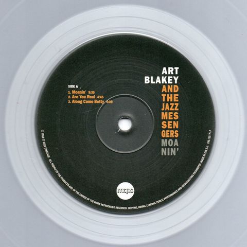 Art Blakey And The Jazz Messengers – Moanin (Vinyl) - фото 3