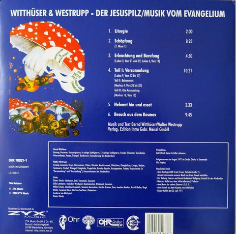 Witthuser & Westrupp – Der Jesuspilz / Musik Vom Evangelium (Vinyl) - фото 2