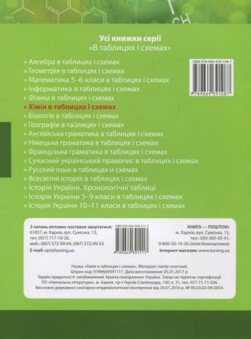 Хімія в таблицях і схемах. 7-11 класи - фото 6