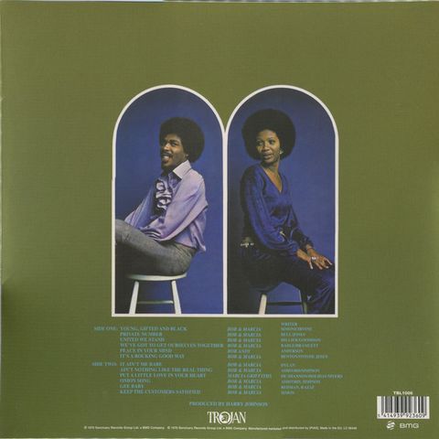 
Bob & Marcia – Young Gifted And Black (LP, Album, Reissue, Vinyl) - фото 2