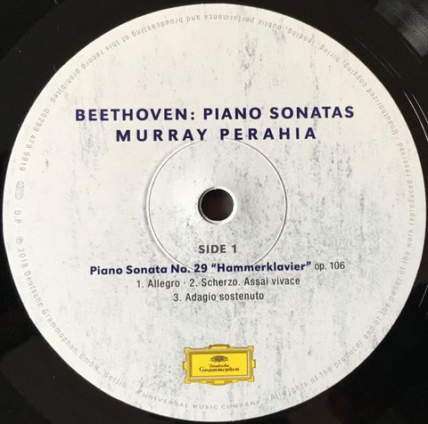 Beethoven, Murray Perahia – Piano Sonatas Op. 106 