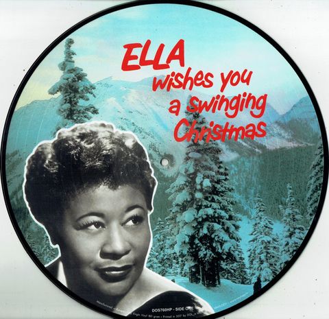 Ella Fitzgerald – Ella Wishes You A Swinging Christmas (LP, Album, Picture Disc, Reissue, Vinyl) - фото 3