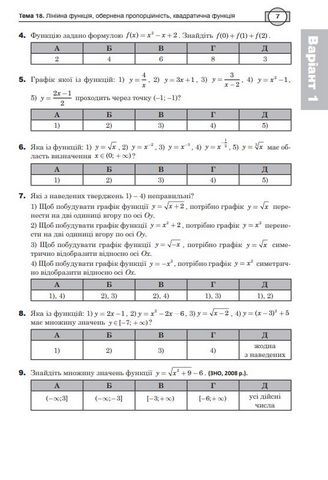 Математика. Алгебра та початки аналізу. Комплексне видання для підготовки до ЗНО і ДПА. Частина 2 - фото 6