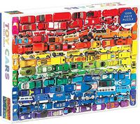Rainbow Toy Cars 1000 Piece Puzzle
