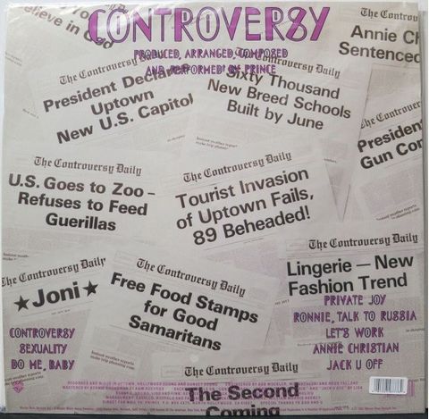 Prince – Controversy (LP, Album, Vinyl) - фото 2