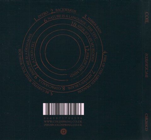 Coil – Backwards (CD) - фото 3