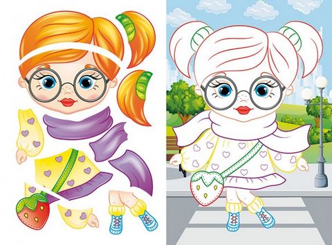 Аплікації для малят. Ізабелла - фото 2