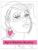 #girls #fashion #yummy - Раскраски