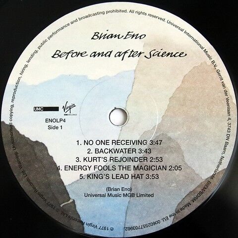 Brian Eno – Before And After Science (Vinyl) - фото 3
