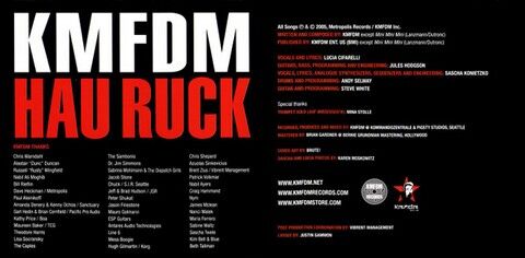 KMFDM – Hau Ruck (CD) - фото 10