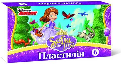 Пластилін. Прінцеса Софія. 6 кольорів - фото 1