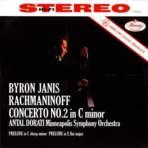 Rachmaninoff, Byron Janis, Antal Dorati, Minneapolis Symphony Orchestra – Concerto No. 2 In C Minor (180gr) (Vinyl) - фото 1