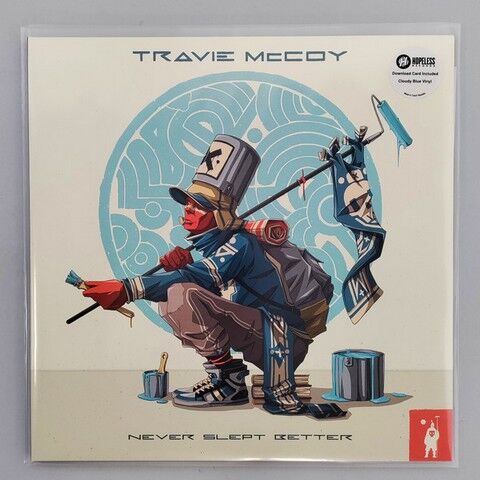 Travie McCoy – Never Slept Better (Limited Edition, Cloudy Blue Variant) (Vinyl) - фото 1