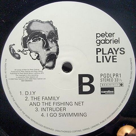 Peter Gabriel – Plays Live (2LP, 180 Gram) (Vinyl) - фото 3