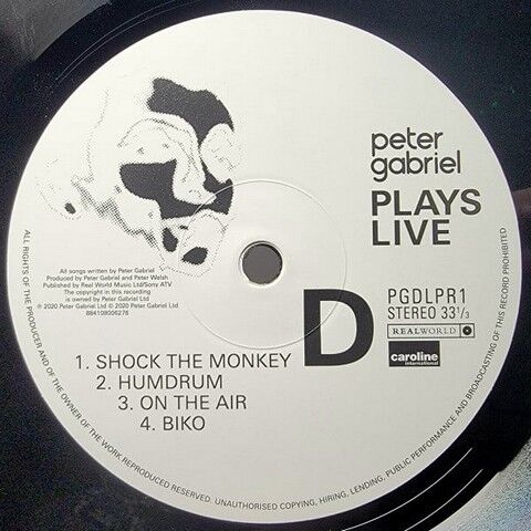 Peter Gabriel – Plays Live (2LP, 180 Gram) (Vinyl) - фото 5
