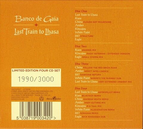 Banco De Gaia – Last Train To Lhasa (20th Anniversary Edition) (CD, Album, Limited Edition, Numbered, Reissue) - фото 2