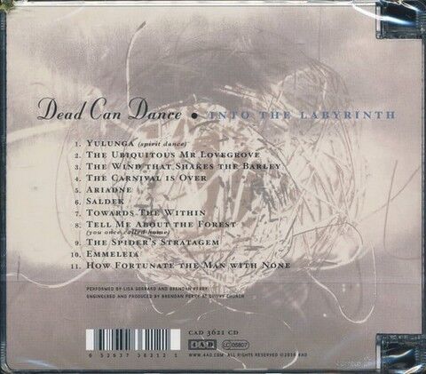 Dead Can Dance – Into The Labyrinth (CD, Album, Reissue, Remastered) - фото 2