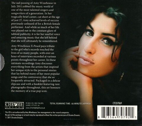 Amy Winehouse – X-posed - The Interview (CD, Compilation) - фото 2