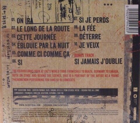 
ZAZ – Sur La Route (CD, DVD, DVD-Video, NTSC) - фото 2