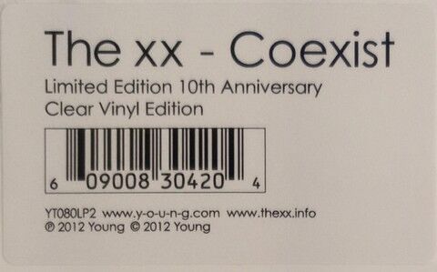 The XX – Coexist (Limited Edition, Clear) (Vinyl) - фото 8