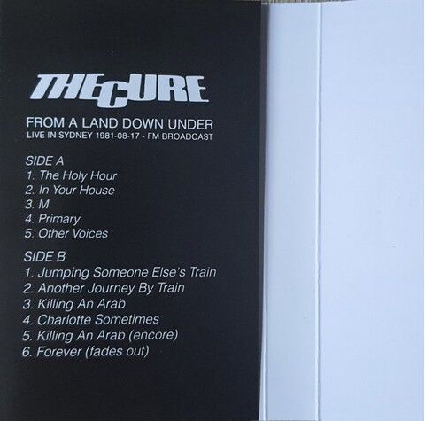 The Cure – From A Land Down Under (Cassette, Limited Edition - фото 3