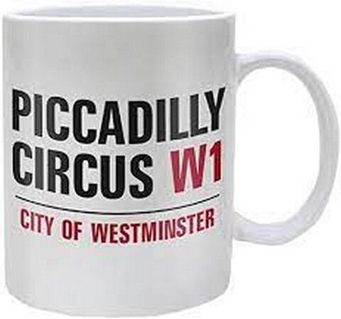 Чашка Piccadilly Circus Street Sign Біла в упаковці - фото 1