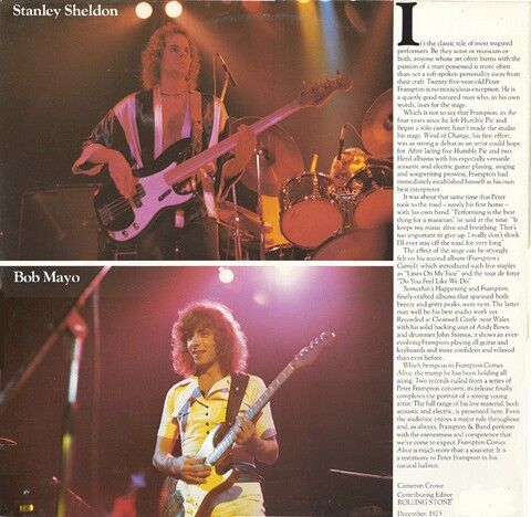 Peter Frampton – Frampton Comes Alive (VInyl, LP, Album, Stereo) - фото 4