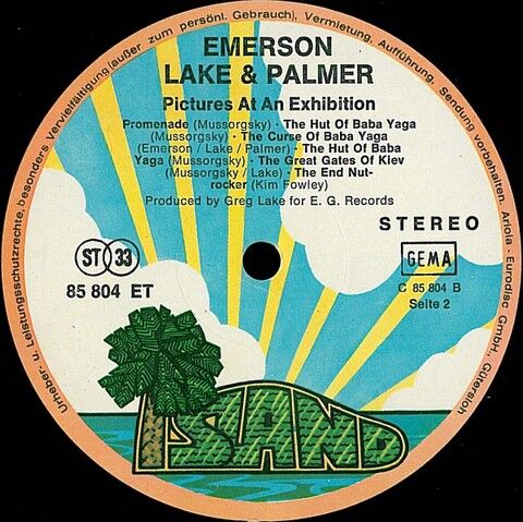 Emerson, Lake & Palmer – Pictures At An Exhibition (Vinyl) - фото 5