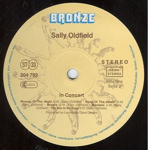 
Sally Oldfield – In Concert (Vinyl) - фото 4