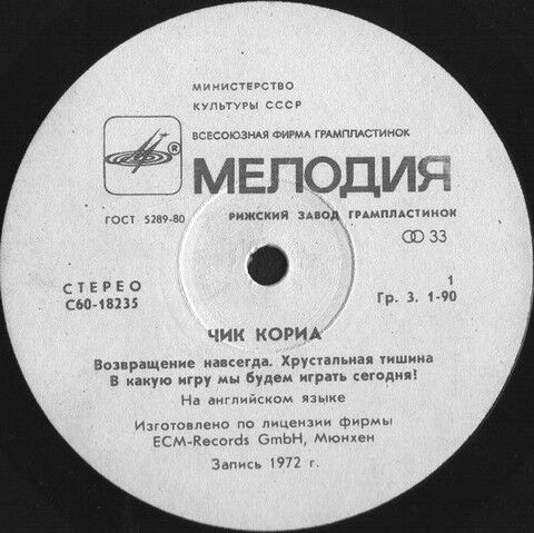 Чик Кориа – Возвращение Навсегда (Vinyl) - фото 3