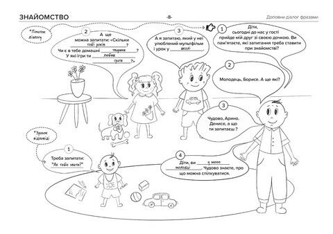 Нумо розмовляти! Книжка, що допоможе розвинути діалогічне мовлення у дитини - фото 5