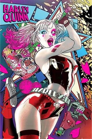 Batman (Harley Quinn Neon) (Постер) - фото 1