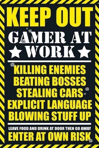 Gaming - Keep Out (Постер) - фото 1
