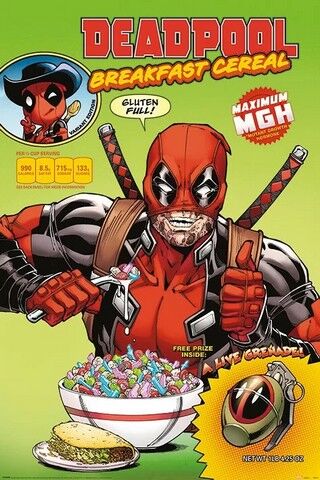 Deadpool Cereal (Постер) - фото 1
