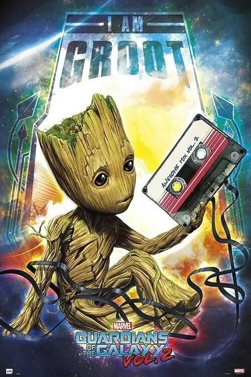 Guardians Of The Galaxy Vol 2 - Groot (Постер)