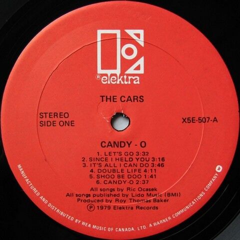 The Cars – Candy-O (Vinyl, Album) - фото 3
